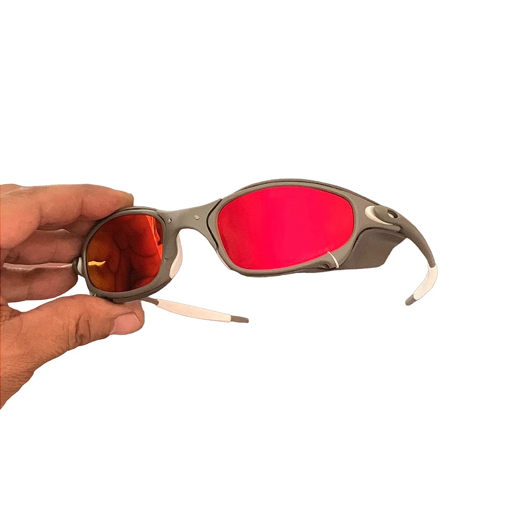 Óculos Juliet X Metal Lente Rosa + Sideblinders Kit Rosa em